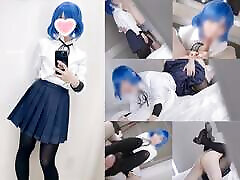 Bocchi The Rock Ryo Yamada cosplay hanauehara big boobs maid xxx creampie video.