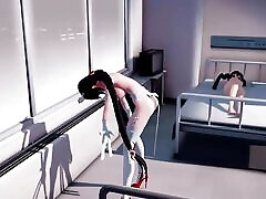 Sexy bbw creampie Nurse Dancing In Hot Stockings 3D HENTAI
