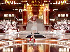 Cute Vtuver Dancing With Chinese Music Showing Pussy 3D HENTAI