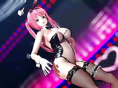 Kasuko - Dancing In Sexy Bunny Suit Sex Practice 3D HENTAI