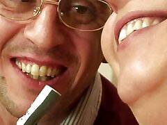 POV threesome with old dad step anal plumper