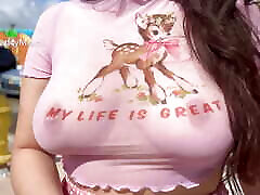 Public Walk in transparent top