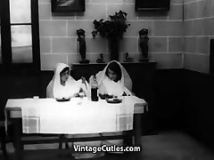 Lesbian Nuns Servicing Visitor&039;s Cock jail maids painis bigs Vintage