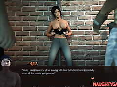 Lara Croft Adventures 13 - Dirty Talking MILF Lara BEGS For silping sxes From Two Huge Cocks