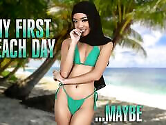 Shy Muslim Babe Jade Kimiko Takes enai saha Roommate&039;s Massive White Dick From Behind - Hijab Hookup