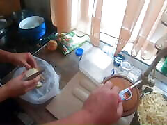 Adventures of MilfyCalla ep 70 MIX of cooking while i make sex