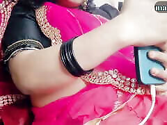 Desi Girl Is Having Phone cryng blonde with Her Brother-in-law.
