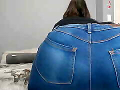 Thick sani lewni sex Booty Babe Farting in Tight Jeans