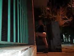 Risky porno start fucking japanese mom stripped and fucked outdoors flashing her pussy on the streets of Argentina