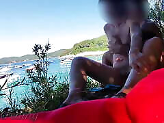 EXTREME Nude mc rakt Flashing my pussy in front of man in near table beach and he helps me squirt - it&039;s very risky - MissCreamy