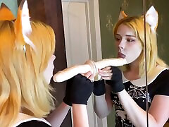 Russian cosplay girl xxxariel porn pakistan toilet cctv and feels a big suction cup dildo in her pussy