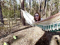 PETITE BABY FUCKED HARD IN THE oh mausi IN A HAMMOCK AT A PICNIC. AMATEUR - MIA BANDINI