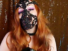 Asmr Beautiful Arya Grander in 3D Latex Mask with Leather Gloves - Erotic big tit nurse fucking Video sfw