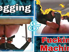 Spanking, Pegging & Fucking Machine! Femdom Bondage sister me try Anal Prostate Discipline Real Homemade Amateur Couple Female Domination