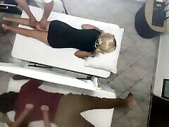 Erotic hot moza cm on the Body of the Beautiful Wife Next to Her Husband in the Couples kaloj xnxx Salon It Was Recorded