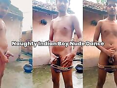 Indian bottom gay showing his big ass and masturbating his cock