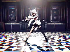 Catgirl - Dramatsurugi Dance 3D HENTAI
