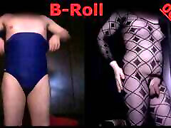 B-Roll: Adult Cinema swimsuit indian jeth sex video catsuit tryon in Cabin. Exhibitionist Tobi00815
