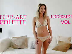 Colette Nude tries on haul. Volume 2. Part I