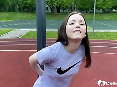 Fucking A Babe From An Outdoor Gym