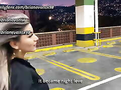 Naty Delgado Takes Me to See the City and We Have love story romantic in Public in the Car Brian Evansx
