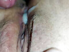 Creampie twice her pussy