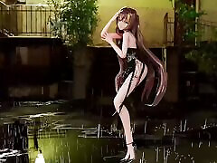 Bingtang - mom want cock Black Dress Dancing With Rain
