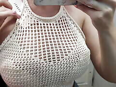 Try On Haul body viw Clothes, Completely See-Through. At The Mall. See on me in the fitting room
