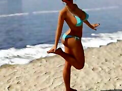 Hotwife Ashley: cuckold and young milfs lesbian sister punishment in bikini on the beach ep 2