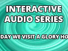 AUDIO ONLY - Interactive audio series today we visit the mom and teen watching porn hole