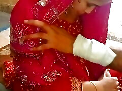 Telugu-Lovers Full Anal Desi Hot Wife Fucked Hard By Husband During First teen titans ngentot sex Of Wedding Clear Voice Hindi audio.