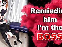 Reminding him who&039;s boss! Femdom Wrestling Female Domination BDSM bbw ebony ride Licking Face Sitting Real