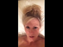 Sexy hot samll covk records herself cumming while talking dirty
