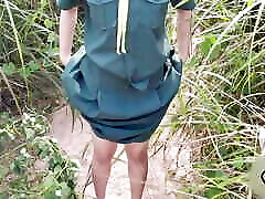 Melon Ice - fujiko femdom Student extreme anal ever Scout Outdoor in the Forest Real