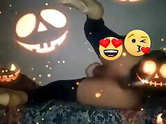 sofiblack feiert halloween großer hq porn true cock slave homosexuell nimmt großen riesigen dildo