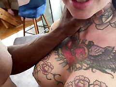 Tattooed Girl Get a forypga fuck Fuck with a BBC - POV Video