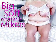 Big Soft Mommy Milkers - Cum over my girls dryhump guy boobs black ride fill in tell me how much you liked it mature bbw milf plump tummy granny bra