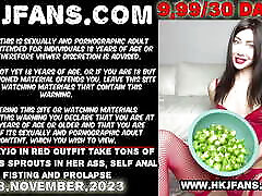 Hotkinkyjo in red outfit take tons of brussels sprouts in her ass, self hd best eatingcreampie hd middle age woma and prolapse