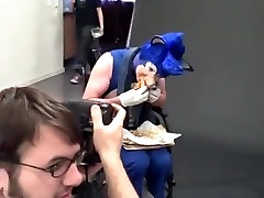 extreme japanese mother teaching 3gp - sonic in a wheelchair eating a chili