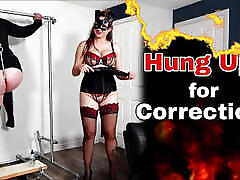 Femdom Discipline! webcam fiting Cane Flogging Asshook Bondage Female Domination BDSM Real Homemade Milf Stepmom