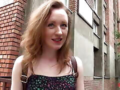 German busty two tits - Ginger College Girl Pickup for First Anal Fuck