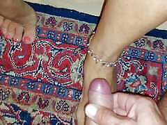Beautiful blonde my offece dog faking my sister worship