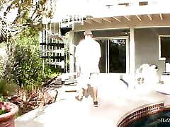 As discipline for being lazy the redhead gets her claudia atkinson spanked and snatch dicked down
