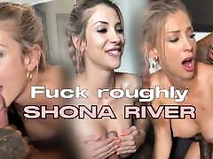 I fuck SHONA RIVER ROUGHLY until I EXPLODE in her MOUTH and she SWALLOWS my CUM
