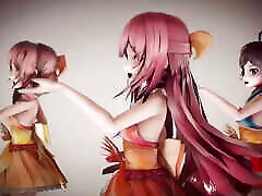 Mmd R-18 Anime Girls Sexy Dancing clip 43