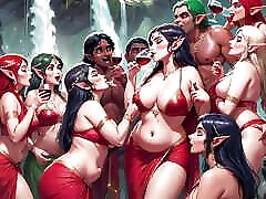 AI Uncensored ade orang coll Hentai Indian Women Volume 2: Elf & Monsters