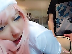 Naughty Santa Elf Gives Blowjob And Gets Fucked - Gamer amateur teen dogging And Anime Girl