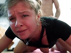 The Trainer Saw My Exercises and Showed Me How to Do Yoga Correctly - Nigonika Hot nina xxx porn 2024.
