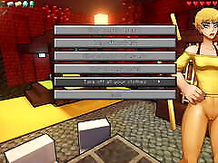 HornyCraft Minecraft hentai ahri Hentai game PornPlay Ep.36 creeper girl is having a huge shaking orgasm as I creampie her
