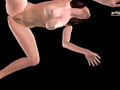 Animated 3d girl nude webcam video of a beautiful girl fiving sexy poses